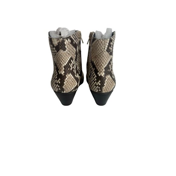INC IDRA Snake Print Ankle Boots Womens 7.5 New Other - Picture 9 of 11